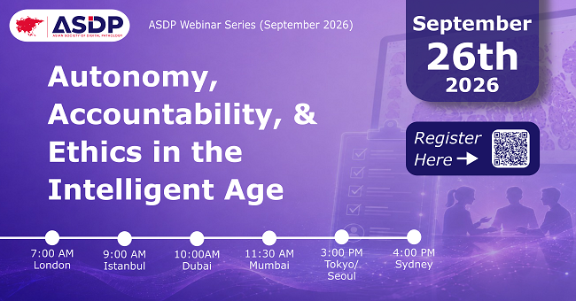 ASDP Webinar Series (September 2026)